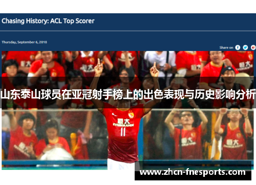 山东泰山球员在亚冠射手榜上的出色表现与历史影响分析