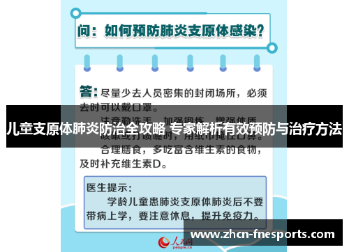 儿童支原体肺炎防治全攻略 专家解析有效预防与治疗方法
